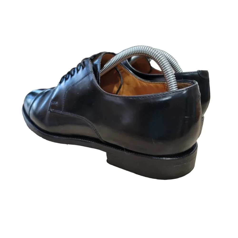 Cole Haan Men's City Cap Toe Oxfords Black Leather Dress Shoes Size 8.5 D